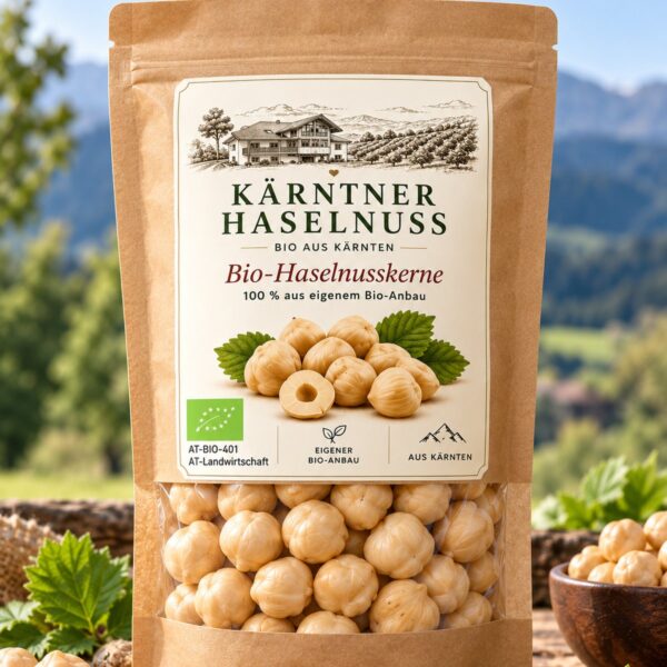Bio-Haselnüsse geknackt – Bio aus Kärnten