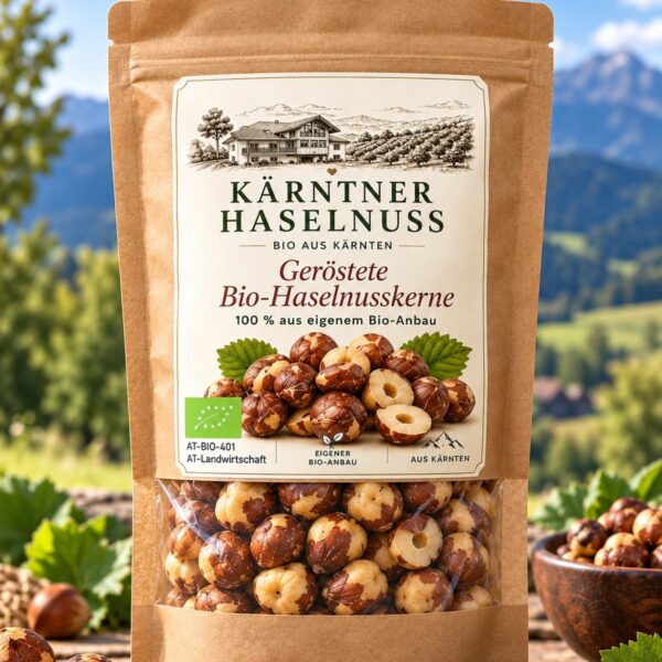 Bio-Haselnüsse geröstet – Bio aus Kärnten