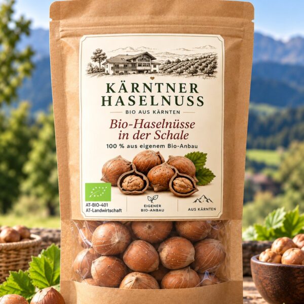 Bio-Haselnüsse ungeknackt – Bio aus Kärnten